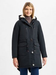 Derbe Funkcjonalna parka - Friese Festholm Kobiety Sztuczne włókno niebieski, 36. Niebieskie parki damskie Derbe, bez wzorów, z włókna. Za 849.95 zł.