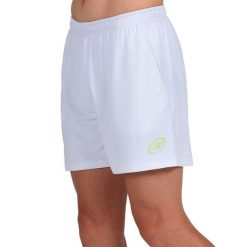 Krótkie białe spodenki sportowe Bullpadel. Czarne szorty męskie bullpadel, bez wzorów, z materiału, sportowe. Za 194.00 zł.