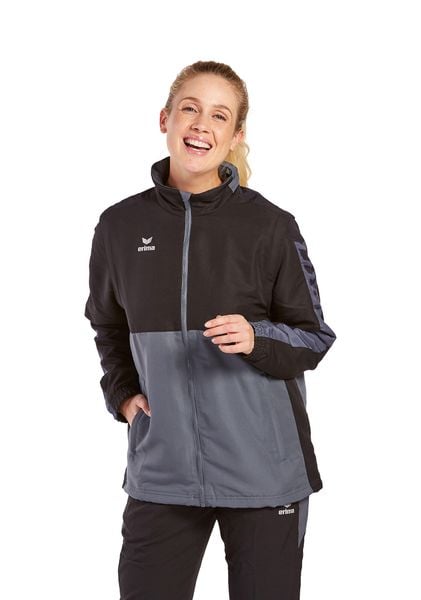 Kurtka Erima Six Wings. Czarne kurtki damskie Erima, s, bez wzorów, z materiału, z kapturem. Za 296.00 zł.