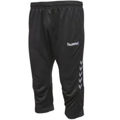 Spodnie Hummel Authentic czarny. Czarne szorty męskie HUMMEL, z elastanu, na fitness i siłownię. Za 80.00 zł.