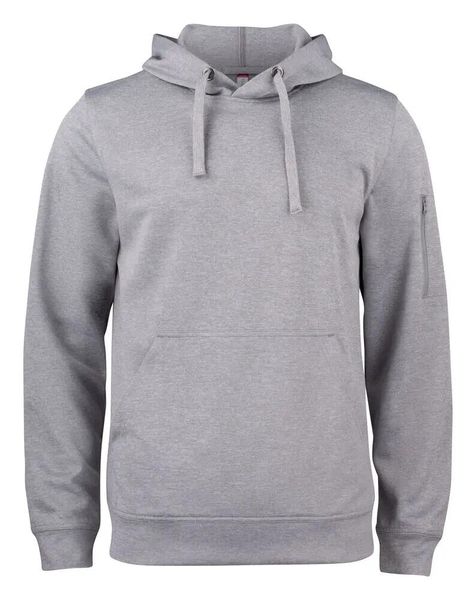 Clique Basic Active Hoody – bluza z kapturem z poliestru. Szare bluzy z kapturem męskie CLIQUE, s, z poliesteru. Za 189.36 zł.
