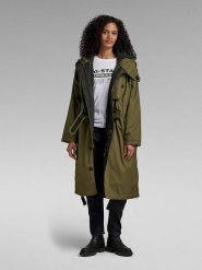 G-Star Parka w kolorze oliwkowym rozmiar: L. Zielone parki damskie G-Star, l, bez wzorów, z tkaniny. Za 636.92 zł.