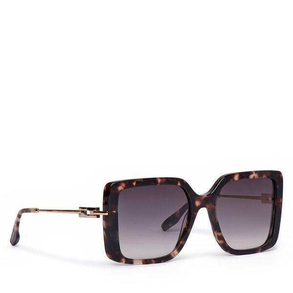 Okulary przeciwsłoneczne Trussardi. Brązowe okulary przeciwsłoneczne damskie TRUSSARDI. Za 469.99 zł.