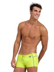 Arena Kąpielówki w kolorze żółtym rozmiar: 5. Żółte kąpielówki męskie Arena, bez wzorów, z materiału. Za 75.34 zł.