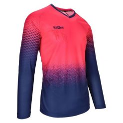 Bluza bramkarska Keeza Cage. Czerwone bluzy sportowe damskie KEEZA, l, bez wzorów, z materiału, bez ramiączek, bez kaptura. Za 87.00 zł.