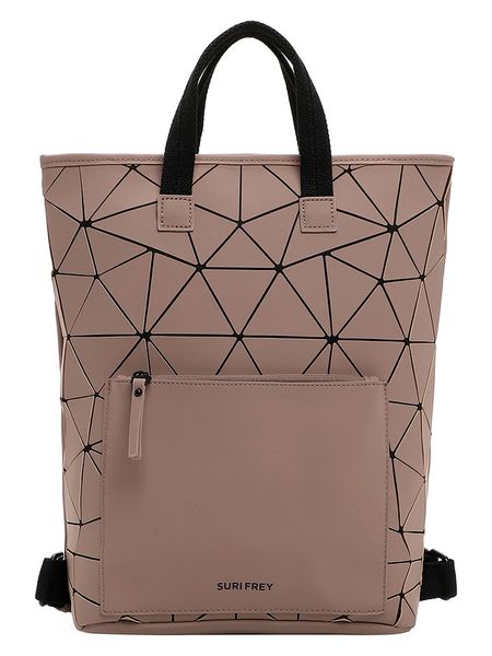 SURI FREY Plecak "Jessy-Lu" w kolorze beżowym - 34 x 40 x 15 cm rozmiar: onesize. Brązowe plecaki damskie Suri Frey, bez wzorów, z materiału. Za 104.99 zł.