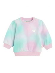 COOL CLUB Bluza w kolorze jasnoróżowo-turkusowym rozmiar: 68. Różowe bluzy i bluzki niemowlęce COOL CLUB, z aplikacjami, z bawełny, bez ramiączek, bez kaptura. Za 41.69 zł.