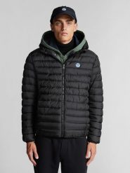 North Sails Kurtka pikowana w kolorze czarnym rozmiar: XXL. Czarne kurtki męskie North Sails, xxl, bez wzorów, bez kaptura. Za 395.95 zł.