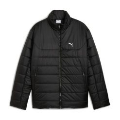 Kurtka uniwersalna męska Puma 68521001. Czarne kurtki męskie Puma, na zimę, m, bez wzorów, z materiału, klasyczne, z kapturem. Za 269.00 zł.