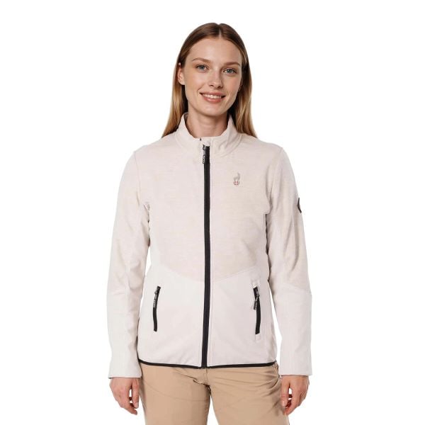 Bluza damska AULP BERTI sportowa elastyczna komfortowa ciepła miękka. Brązowe bluzy bez kaptura damskie Aulp, uniwersalny, z dzianiny. W wyprzedaży za 159.99 zł.