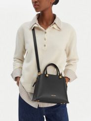 GINO ROSSI Torebka C-RC-19689 Czarny. Czarne torebki klasyczne damskie Gino Rossi, bez wzorów, z materiału, bez dodatków. Za 249.99 zł.