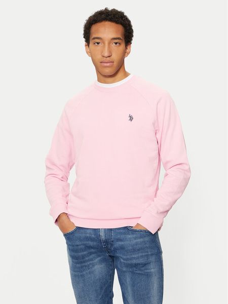 U.S. Polo Assn. Bluza MUP1859 Różowy Regular Fit. Czerwone bluzy bez kaptura męskie U.S. Polo Assn., m, z bawełny. Za 149.99 zł.
