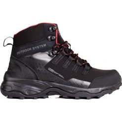 Wygodne buty trekkingowe damskie z wysoką cholewką DK czarne. Czarne obuwie trekkingowe damskie . Za 227.37 zł.