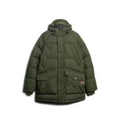 Kurtka puchowa Superdry Expedition. Zielone kurtki męskie Superdry., m, bez wzorów, z puchu, bez kaptura. Za 706.55 zł.
