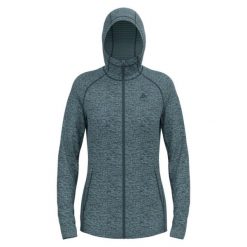 Bluza z kapturem damska Odlo Tencia Mid Layer Hoody Full Zip. Niebieskie bluzy z kapturem damskie Odlo. W wyprzedaży za 374.60 zł.