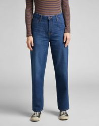 LEE WIDE LEG LONG DAMSKIE SPODNIE JEANSOWE MID HARPER L31ZNADR 112139894. Spodnie materiałowe damskie Lee, bez wzorów, z jeansu. Za 199.99 zł.