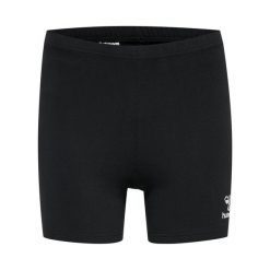 Szorty damskie Hummel hmlhmlCORE volley hipster. Czarne szorty damskie HUMMEL, bez wzorów, z bawełny, klasyczne, z standardowym stanem. Za 72.00 zł.