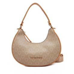 Torebka Valentino. Brązowe torebki klasyczne damskie Valentino, bez wzorów, bez dodatków. Za 329.99 zł.