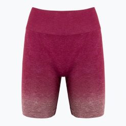 Spodenki treningowe damskie Gymshark Adapt Ombre Seamless. Czerwone spodenki sportowe damskie Gymshark, bez wzorów, sportowe. Za 119.99 zł.