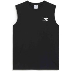 Koszulka męska Diadora Core Sl. Czarne bielizna termoaktywna męska Diadora, na zimę, m, bez ramiączek. Za 79.99 zł.