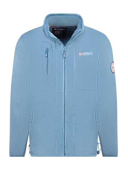 Canadian Peak Kurtka polarowa "Uploadeak" w kolorze błękitnym rozmiar: S. Niebieskie kurtki męskie Canadian Peak, s, z aplikacjami, z materiału, bez kaptura. Za 100.28 zł.