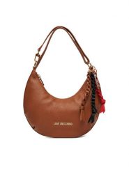 LOVE MOSCHINO Torebka JC4308PP0MK1120A Brązowy. Brązowe listonoszki damskie Love Moschino, bez wzorów, ze skóry, bez dodatków. Za 709.99 zł.