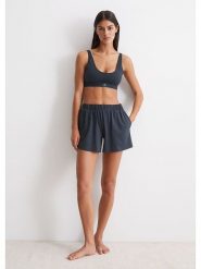 Marc O´Polo Bodywear Szorty w kolorze antracytowym rozmiar: M. Czarne szorty damskie bez wzorów, z bawełny. Za 118.56 zł.