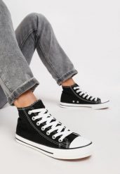 Czarne Trampki Arrielura. Czarne trampki i tenisówki damskie Renee, bez wzorów, z gumy, przed kolano. Za 59.99 zł.