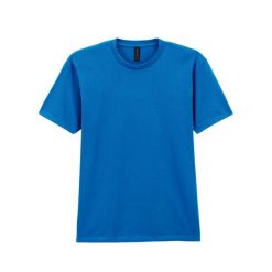 Koszulka Unisex Dla Dorosłych Softstyle Midweight. Niebieskie bluzki damskie Gildan, xl, bez wzorów, sportowe, bez kołnierzyka, bez ramiączek. Za 39.99 zł.