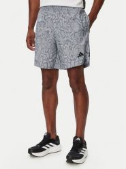Adidas Szorty sportowe D4T Primelift Aop KT5268 Szary Regular Fit. Szare szorty męskie Adidas, bez wzorów, z syntetyku, sportowe. Za 219.99 zł.