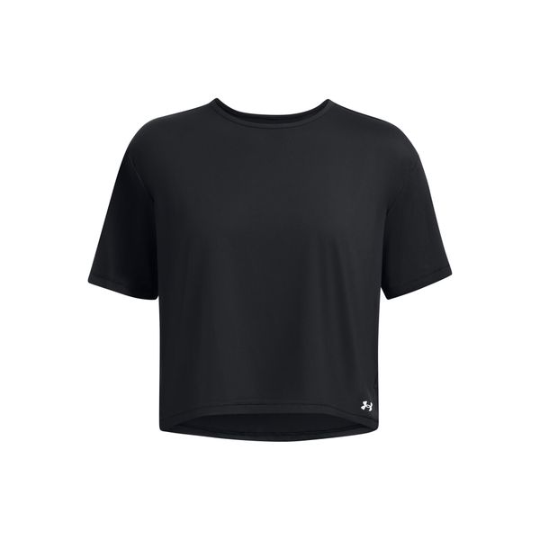 Damski top treningowy Under Armour Motion. Czarne topy sportowe damskie Under Armour, xs, bez wzorów, z materiału, bez ramiączek. Za 191.60 zł.