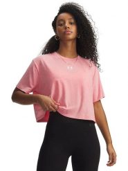 Under Armour Koszulka w kolorze jasnoróżowym rozmiar: M. Różowe bluzki damskie Under Armour, m, bez wzorów, bez kołnierzyka, bez ramiączek. Za 104.95 zł.