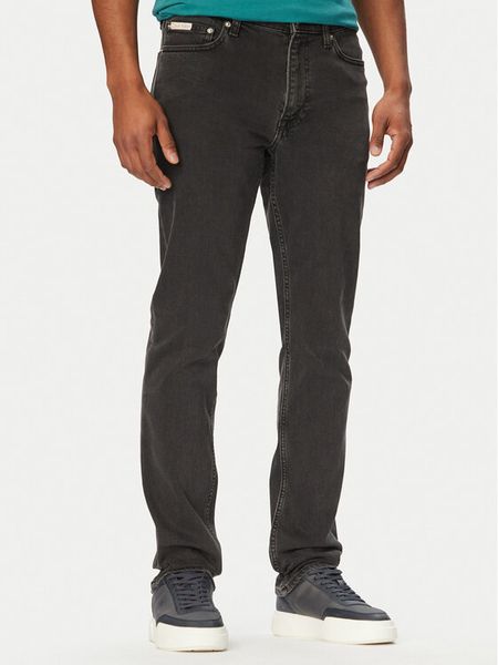 Calvin Klein Jeansy LV04RF758G Czarny Straight Leg. Czarne jeansy męskie CALVIN KLEIN. Za 409.99 zł.