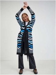 Orsay Kardigan w kolorze czarno-niebieskim rozmiar: M. Czarne kardigany damskie ORSAY, m, bez wzorów, z tkaniny. Za 78.99 zł.