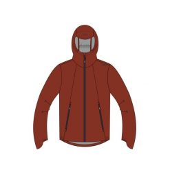 Kurtka nieprzemakalna z stałym kapturem CMP. Brązowe kurtki męskie CMP, bez wzorów, sportowe. Za 401.00 zł.