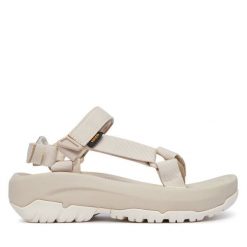 Sandały Teva. Brązowe sandały damskie Teva, bez wzorów, bez obcasa, na płaskiej podeszwie. Za 399.99 zł.