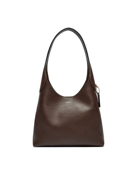 Coach Torebka CU068 B4MPL Brązowy. Brązowe torebki klasyczne damskie Coach, bez wzorów, ze skóry, bez dodatków. Za 989.00 zł.