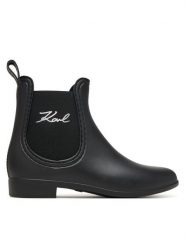 KARL LAGERFELD Kalosze KL94775 Czarny. Czarne kalosze damskie Karl Lagerfeld, bez wzorów, z tworzywa sztucznego. Za 309.99 zł.