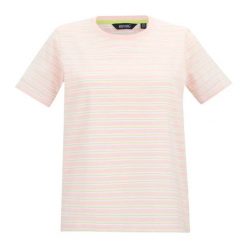 Koszulka damska Regatta Bayletta. Brązowe t-shirty damskie Regatta, m, bez wzorów, z bawełny, bez kołnierzyka. Za 108.00 zł.