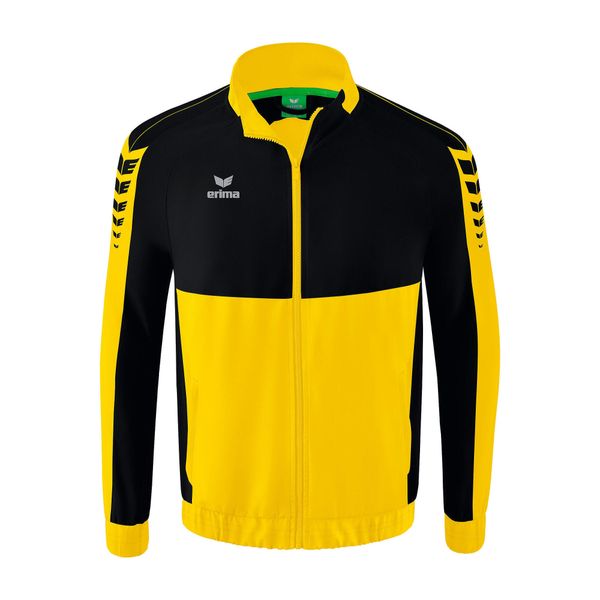 Kurtka prezentacyjna Erima Six Wings. Czarne kurtki męskie Erima, xl, bez wzorów, do piłki ręcznej. Za 245.00 zł.