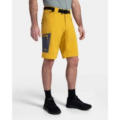 Męskie spodenki outdoorowe Kilpi NAVIA-M. Żółte szorty męskie Kilpi, bez wzorów, sportowe. Za 207.23 zł.