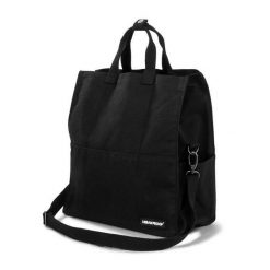 Torba Rowerowa Z Recyklingu City Tote Bag 22 Litry 36 X 32 X 19 Cm - Czarna. Czarne torebki klasyczne damskie URBAN PROOF, bez wzorów, bez dodatków. Za 225.00 zł.