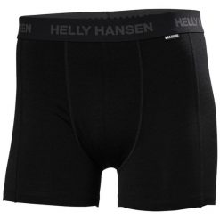Bokserki Helly Hansen Durawool. Czarne bokserki męskie Helly Hansen, bez wzorów, z wełny. Za 250.50 zł.