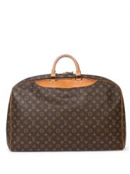 Louis Vuitton Torba podróżna "Alize" w kolorze brązowym - 46 x 35 x 14 cm rozmiar: onesize. Brązowe torebki klasyczne damskie Louis Vuitton, bez wzorów, z materiału, bez dodatków. Za 4,349.99 zł.