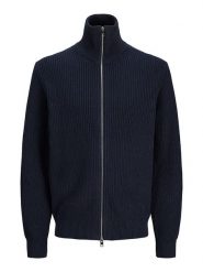 Jack & Jones Kardigan w kolorze granatowym rozmiar: XL. Niebieskie kardigany męskie Jack & Jones, xl, bez wzorów, z bawełny, bez kołnierzyka. Za 174.84 zł.