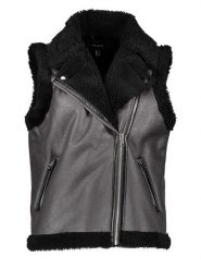 Vero Moda Kamizelka "PL 100" w kolorze czarnym rozmiar: XS. Czarne kamizelki damskie Vero Moda, xs. Za 96.60 zł.