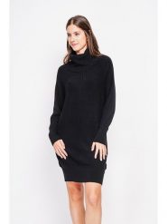 William de Faye Sukienka dzianinowa w kolorze czarnym rozmiar: 34. Czarne sukienki damskie William De Faye, na co dzień, bez wzorów, z dzianiny, klasyczne, bez kołnierzyka, bez ramiączek, mini, proste. Za 113.99 zł.