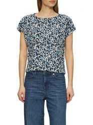 S.Oliver Koszulka w kolorze granatowo-niebieskim rozmiar: 36. Niebieskie bluzki damskie S.Oliver, s, bez wzorów, bez kołnierzyka, bez ramiączek. Za 41.49 zł.