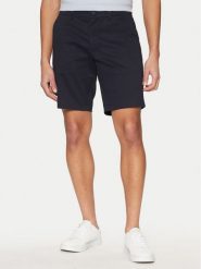 Calvin Klein Szorty materiałowe K10K114071 Granatowy Slim Fit. Niebieskie szorty męskie CALVIN KLEIN, bez wzorów, z bawełny. Za 219.99 zł.