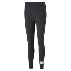 Legginsy damskie Puma ESS Logo. Szare legginsy damskie Puma, s, bez wzorów, na fitness i siłownię. Za 183.50 zł.